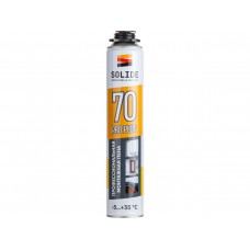 Пена монтажная профессиональная всесезонная SOLIDE Foam Pro Plus 70 (750мл)