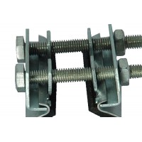 Хомут ремонтный оцинкованный краб 6"  Дн 159-172 мм. ширина 150 мм.