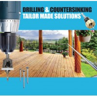 Зенкер для террасной доски WPW AQP3004SC коническая БЕЗ ЦАРАПИН D9,5мм сверло 3 мм